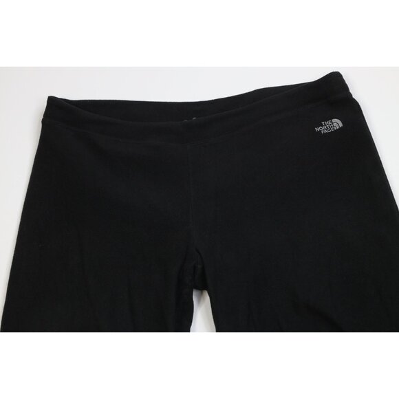 Vintage Y2K The North Face Womens Large Spell Out Polartec Fleece Wide Leg Pants - Picture 2 of 13